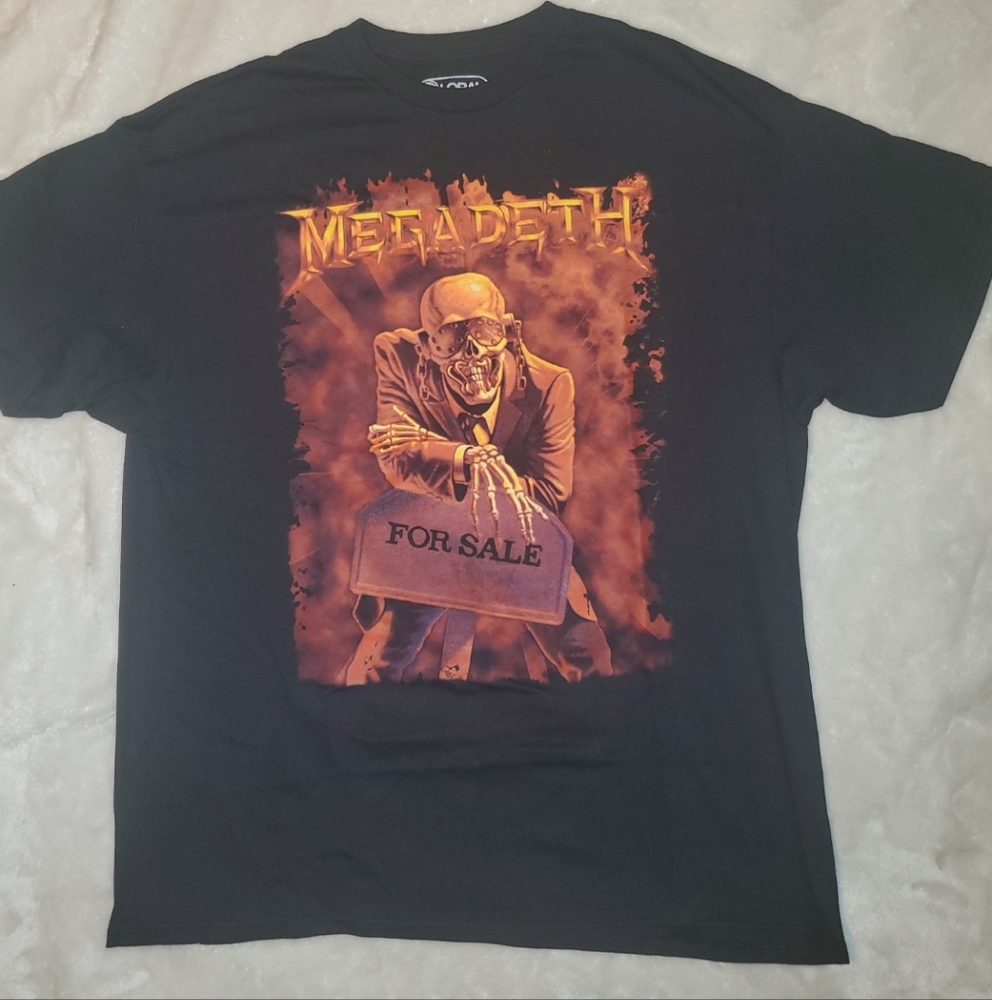 2XL- GLOBAL MEGADEATH BAND SHIRT. BRAND NEW WITHOUT TAGS.